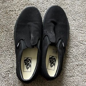 Black Slip-On Vans